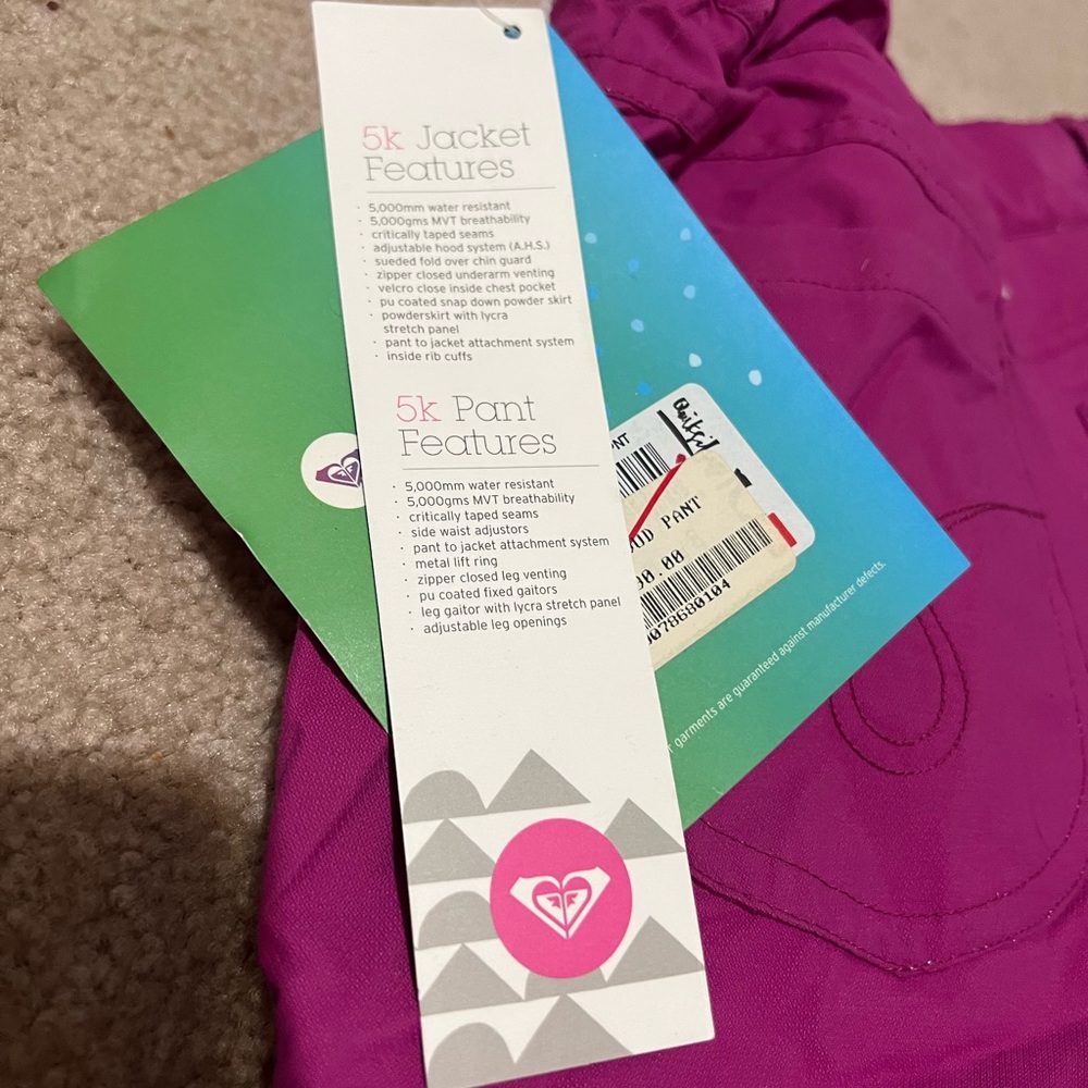 Girls Roxy Ski Pants - Picture 4 of 4